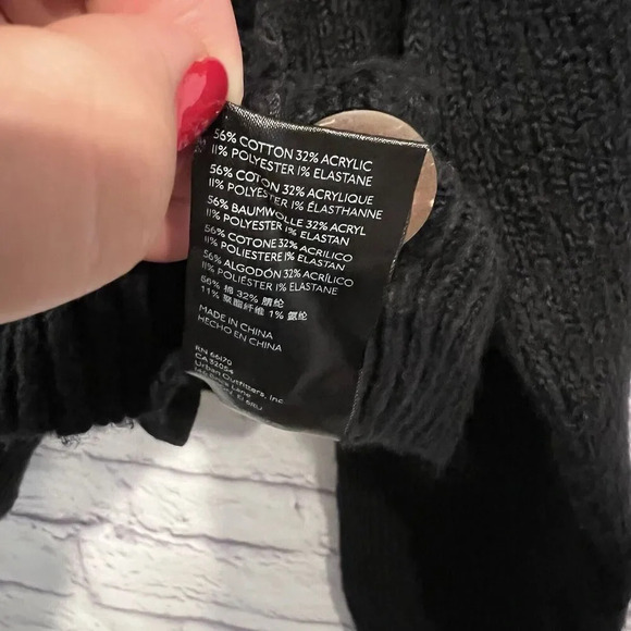 Pilcro Anthropologie Collared Cable Knit Cardigan Soft Comfy‎ Size Large - Picture 11 of 14